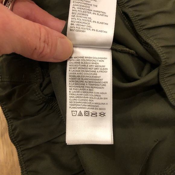 The North Face Olive Green Pants - Size 4 - Picture 3 of 12